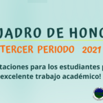 Cuadro de honor tercer periodo