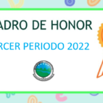 Cuadro de honor tercer periodo